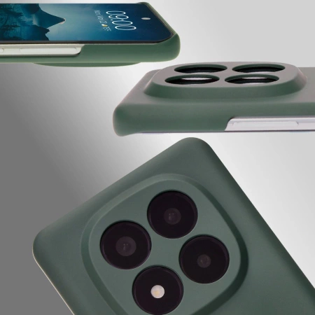 Etui Bizon Case Łupka do Xiaomi Redmi Note 14 Pro Plus 5G, zielone