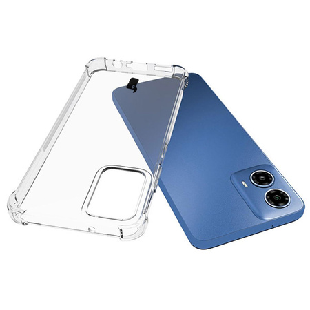 Elastyczne etui Bizon Case Salpa do Motorola Moto G34 5G, przezroczyste