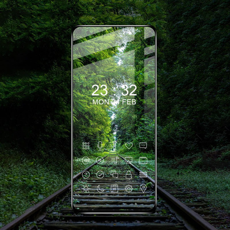 Szkło hartowane Bizon Glass Edge do Motorola Edge 30 Pro, czarne