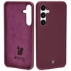 Silikonowe etui Bizon Soft Case do Galaxy S24 Plus, ciemnofioletowe