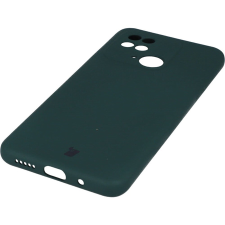 Etui Bizon Case Silicone do Xiaomi Redmi 10C, ciemnozielone