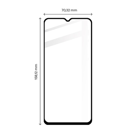 Szkło hartowane Bizon Glass Edge 2 do Poco M5, czarne