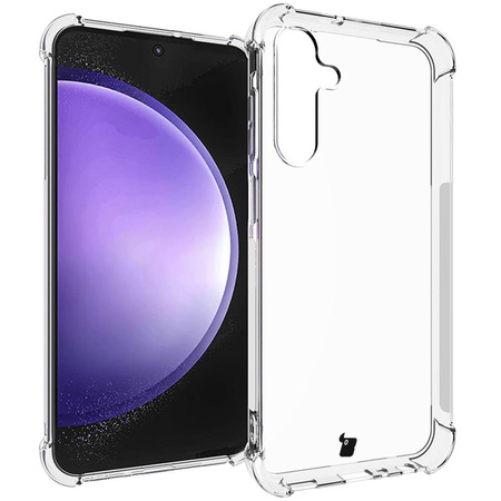 Etui + 2x szkło + obiektyw Bizon Case Clear Pack do Galaxy A25 5G, przezroczyste