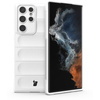 Pancerne etui Bizon Case Tur do Galaxy S22 Ultra, białe