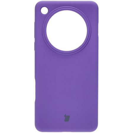 Silikonowe etui Bizon Soft Case do Oppo Find X8 Pro, fioletowe