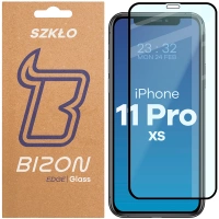 Szkło hartowane Bizon Glass Edge do iPhone 11 Pro / Xs, czarne