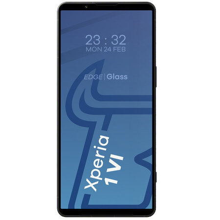 Szkło hartowane Bizon Glass Edge 2 do Sony Xperia 1 VI, czarne