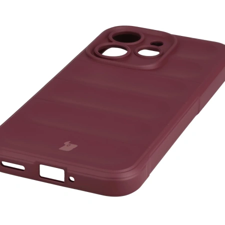 Pancerne etui Bizon Case Tur do Oppo Reno 15 Pro, burgundowe