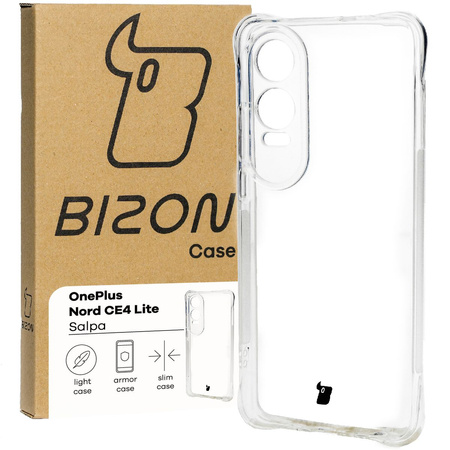 Elastyczne etui Bizon Case Salpa do OnePlus Nord CE4 Lite 5G, przezroczyste