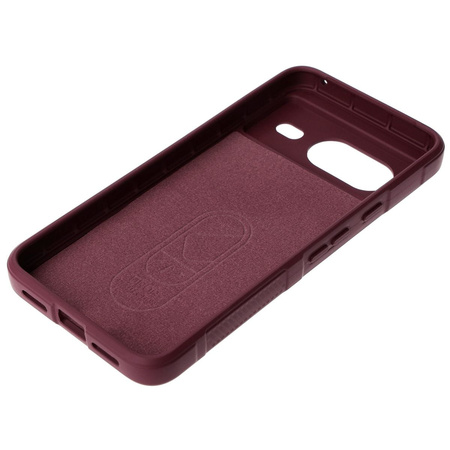 Pancerne etui Bizon Case Tur do Google Pixel 8, burgundowe
