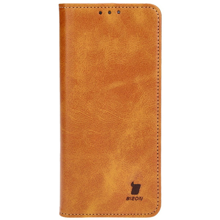 Etui z klapką Bizon Case Pocket Pro do Motorola Moto G04 / G24, brązowe