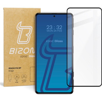 Szkło hartowane Bizon Glass Edge do Xiaomi Poco F4 GT, czarne