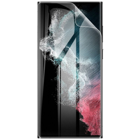 Folia hydrożelowa na ekran Bizon Glass Hydrogel Front Duo do Galaxy S23 Ultra, 2 sztuki