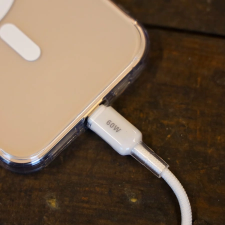 Kabel z oplotem Bizon Cable C354, USB-C do USB-C, 60 W, 1 m