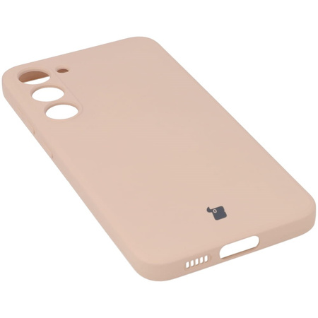 Etui Bizon Case Silicone Sq do Galaxy S23 Plus, jasnoróżowe