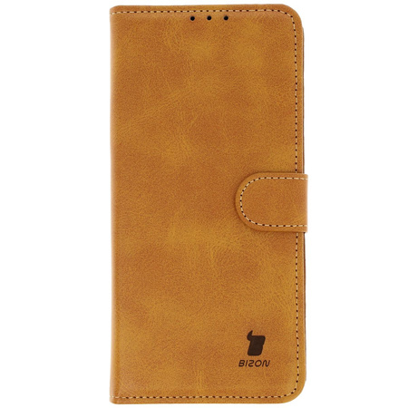 Etui z klapką Bizon Case Pocket do Realme GT 6 / 6T / Neo 6 / Neo 6 SE, brązowe