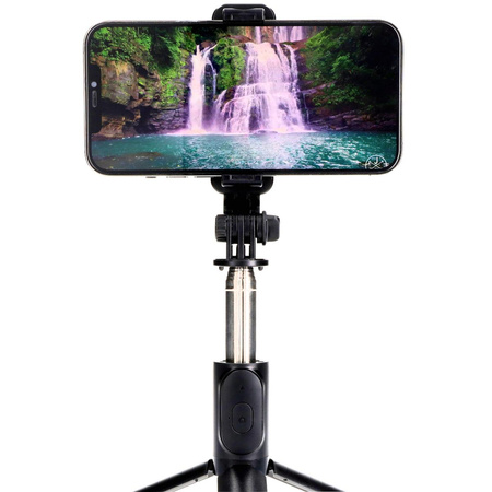 Kijek do selfie / tripod z pilotem Bizon Accessories Selfie Simple, czarny