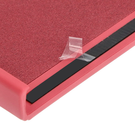 Etui Bizon Case Silicone Ring Sq do Galaxy Z Flip5, brudny róż