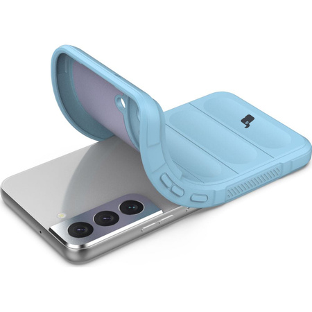 Pancerne etui Bizon Case Tur do Galaxy S22 Plus, jasnoniebieskie