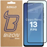 Szkło hartowane Bizon Glass Edge 2 do Galaxy S25 Ultra, czarna ramka