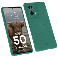 Pancerne etui Bizon Case Tur do Motorola Edge 50 Fusion, ciemnozielone