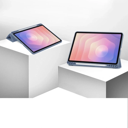 Etui z klapką Bizon Case Tab Lizard do Galaxy Tab S11, lawendowe