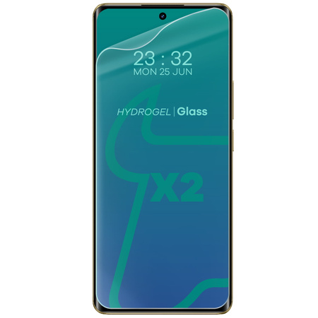 Folia hydrożelowa na ekran Bizon Glass Hydrogel Front do Realme 12 Pro / 12 Pro+, 2 sztuki