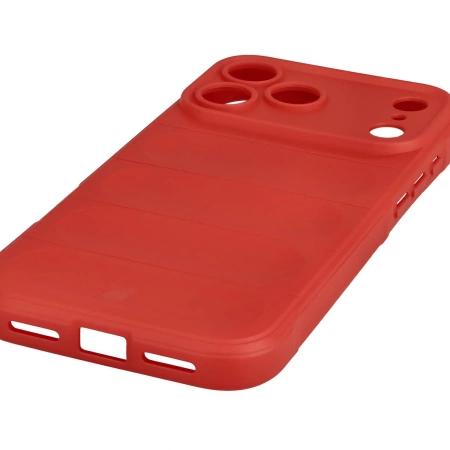 Pancerne etui Bizon Case Tur do iPhone 17 Pro Max, czerwone