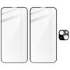 2x Szkło + szybka na aparat BIZON do iPhone 14