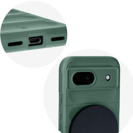 Pancerne etui Bizon Case Tur do Google Pixel 8a, ciemnozielone