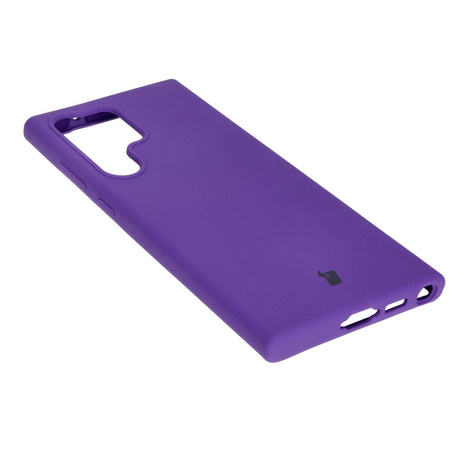 Silikonowe etui Bizon Soft Case do Galaxy S23 Ultra, fioletowe