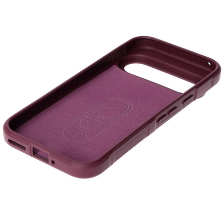 Pancerne etui Bizon Case Tur do Google Pixel 9 / 9 Pro, burgundowe
