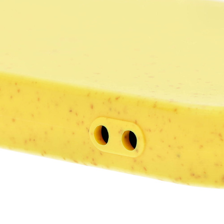Ekologiczne etui Bizon Bio-Case do iPhone 14, żółte