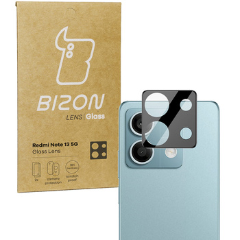 Szkło na aparat Bizon Glass Silk Lens do Xiaomi Redmi Note 13 5G, 2 sztuki