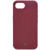 Silikonowe etui Bizon Soft Case do iPhone 16e, ciemnofioletowe