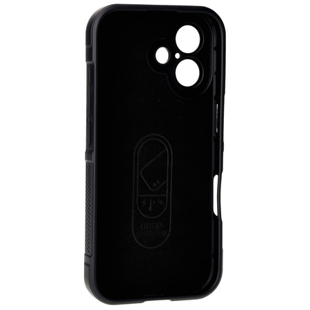Pancerne etui Bizon Case Tur do iPhone 16, czarne