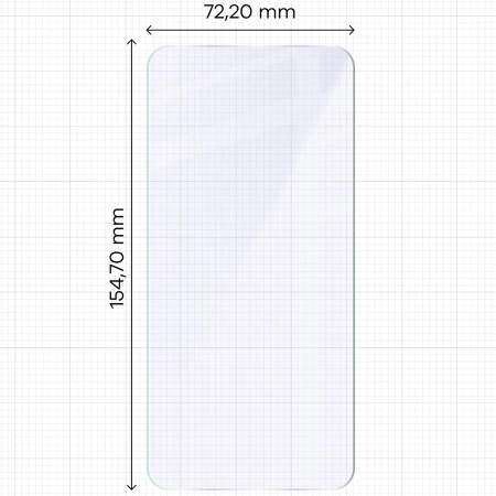 Elastyczne szkło hybrydowe Bizon Glass Mule do Galaxy S25 Edge