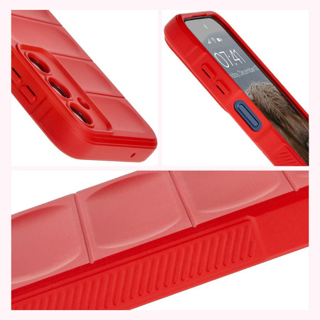 Pancerne etui Bizon Case Tur do Galaxy M35 5G, czerwone