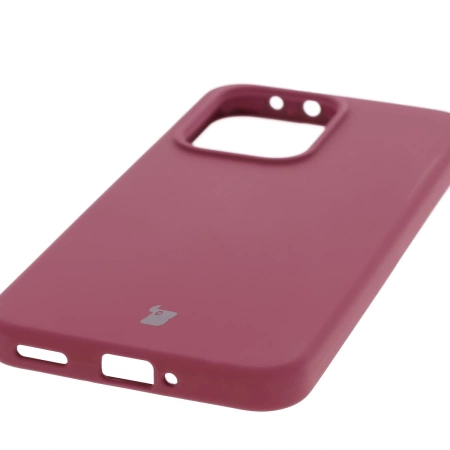 Silikonowe etui Bizon Soft Case do Oppo Reno13, ciemnofioletowe