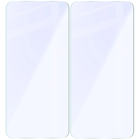 Elastyczne szkło hybrydowe Bizon Glass Mule Duo do Galaxy S25 Plus, 2 sztuki