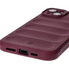 Pancerne etui Bizon Case Tur do iPhone 15 Plus, burgundowe