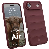 Pancerne etui Bizon Case Tur do iPhone Air, burgundowe
