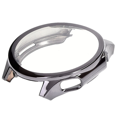 Etui z osłoną ekranu Bizon Case Watch Felipe do OnePlus Watch 3 / Oppo Watch X2, szare