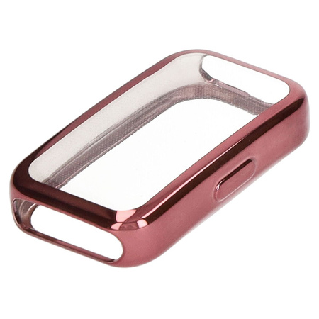 Etui Bizon Case Watch Felipe do Huawei Band 9 / Band 8, różowe