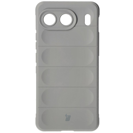 Pancerne etui Bizon Case Tur do OnePlus Nord 4, jasnoszare