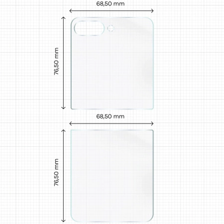 Folia hydrożelowa na tył Bizon Glass Hydrogel do Galaxy Z Flip5, 1 sztuka
