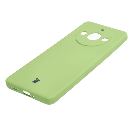 Etui Bizon Case Silicone Sq do Realme 11 Pro / 11 Pro+, jasnozielone