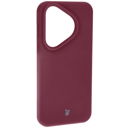 Silikonowe etui Bizon Soft Case do Huawei Pura 70, ciemnofioletowe