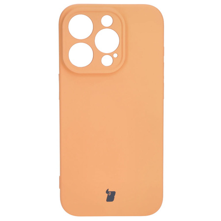 Etui Bizon Case Silicone do Apple iPhone 15 Pro, pomarańczowe
