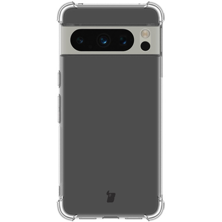 Etui + 2x szkło Bizon Case Clear Pack do Google Pixel 8 Pro, przezroczyste
